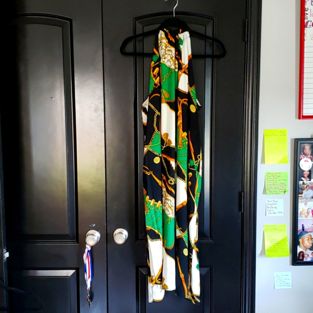 Gilli Maxi Dress, 1X, Multi-colored